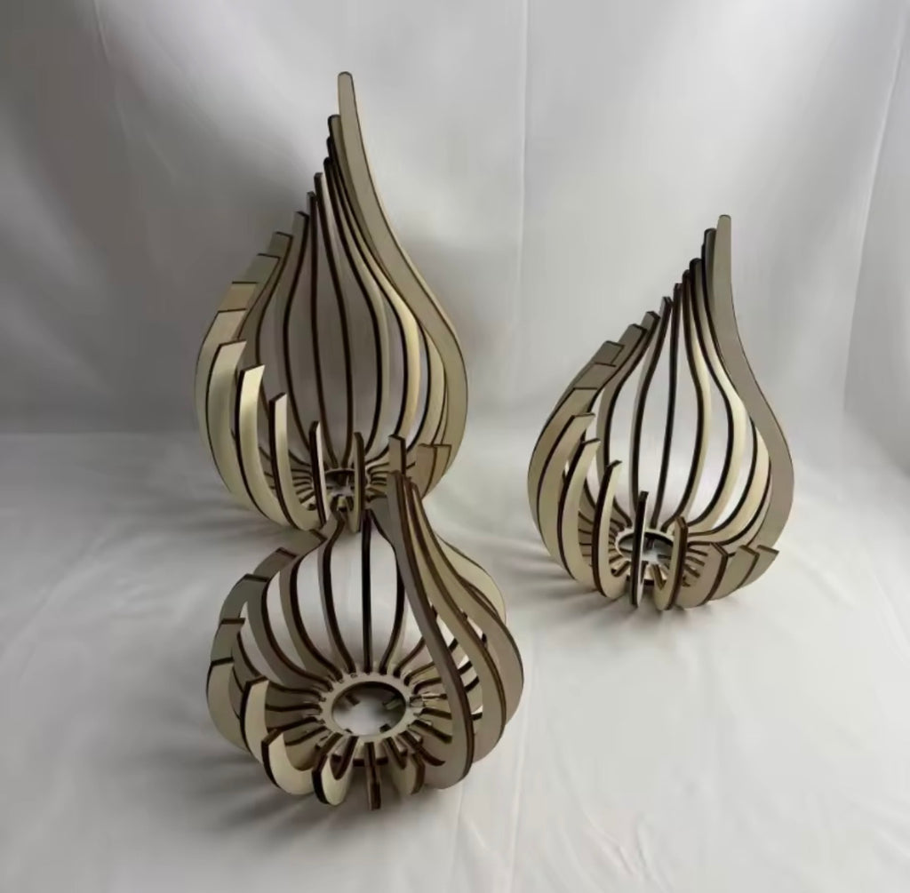 THE AUREN

Sculptural Wooden Candle Holder