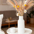 Ribbed Ceramic Vase – Tall